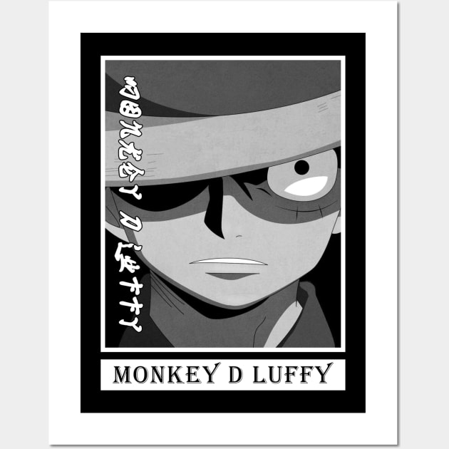 monkey d luffy Wall Art by HokiShop